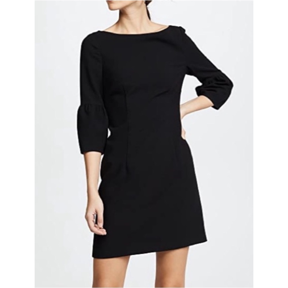 BLACK HALO | $345 Mooreland Mini Dress in Black, Size 4